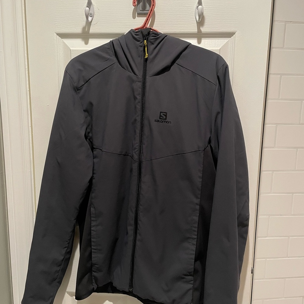 Salomon Men's Fully Reversible Black/Gray Jacket